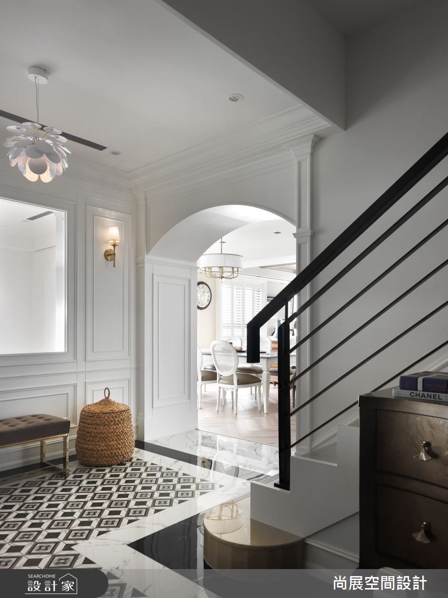 135坪新成屋(5年以下)＿美式風玄關案例圖片＿尚展空間設計＿尚展_100之9