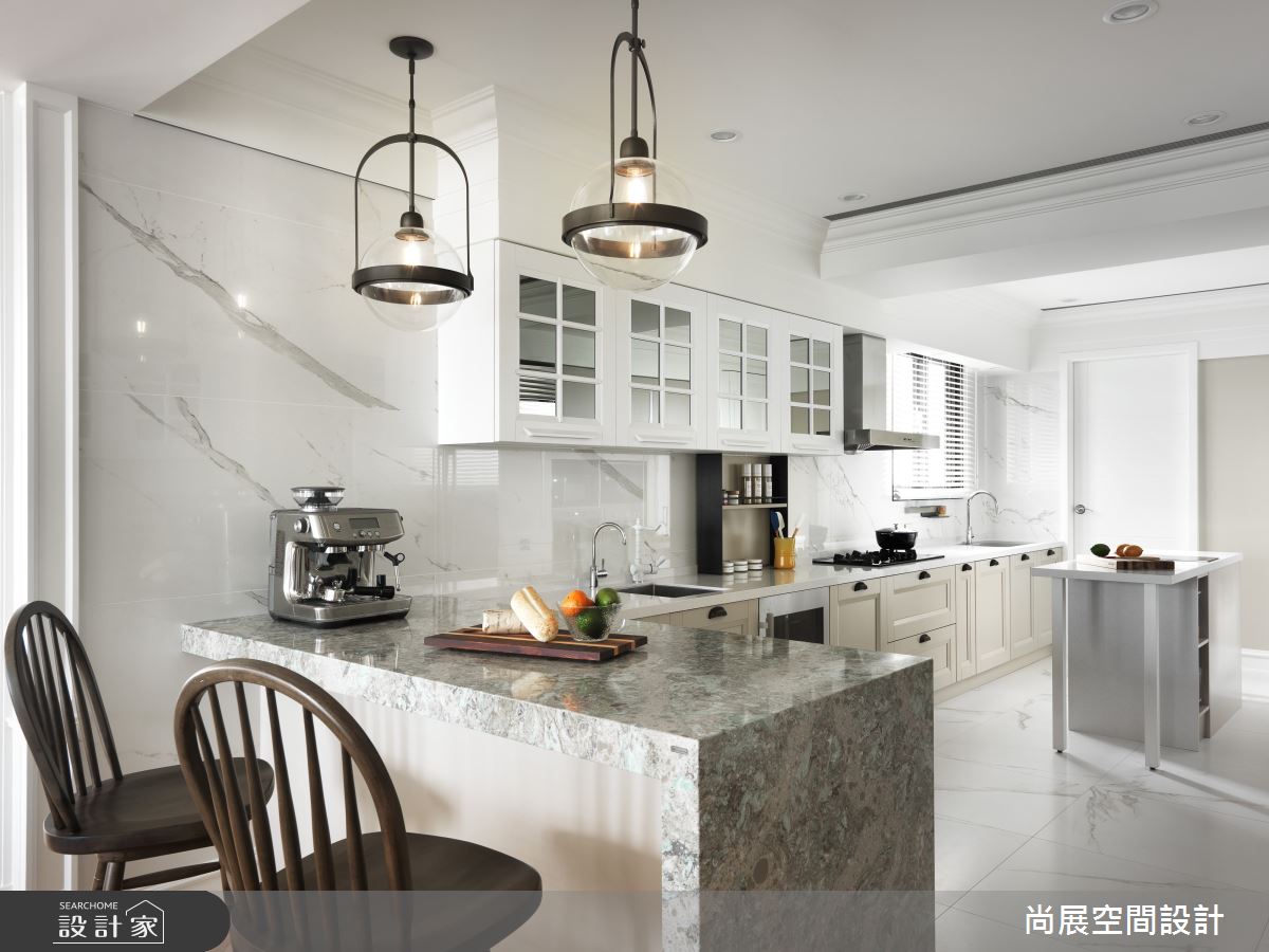 135坪新成屋(5年以下)＿美式風廚房案例圖片＿尚展空間設計＿尚展_100之13