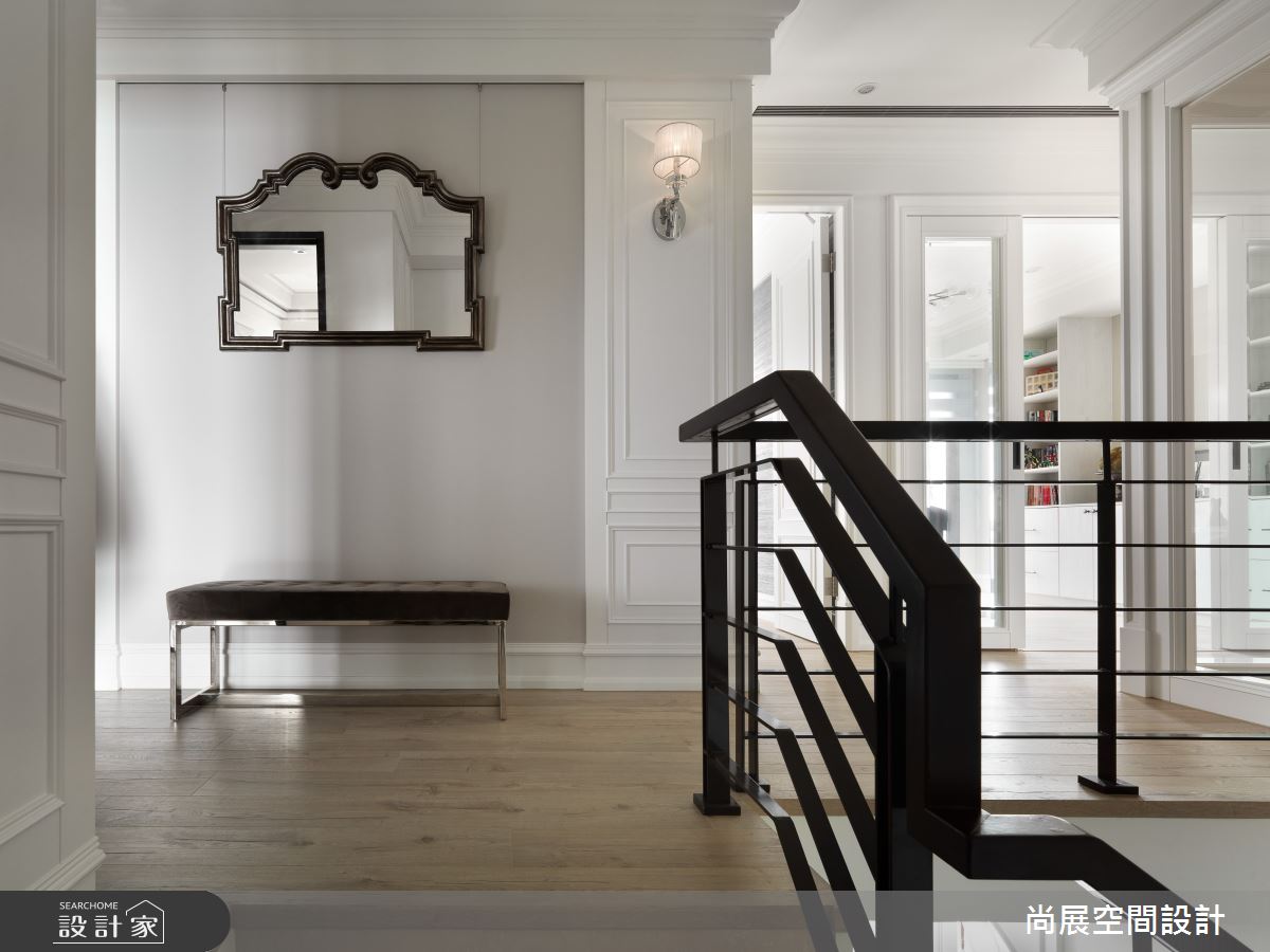 135坪新成屋(5年以下)＿美式風樓梯案例圖片＿尚展空間設計＿尚展_100之17