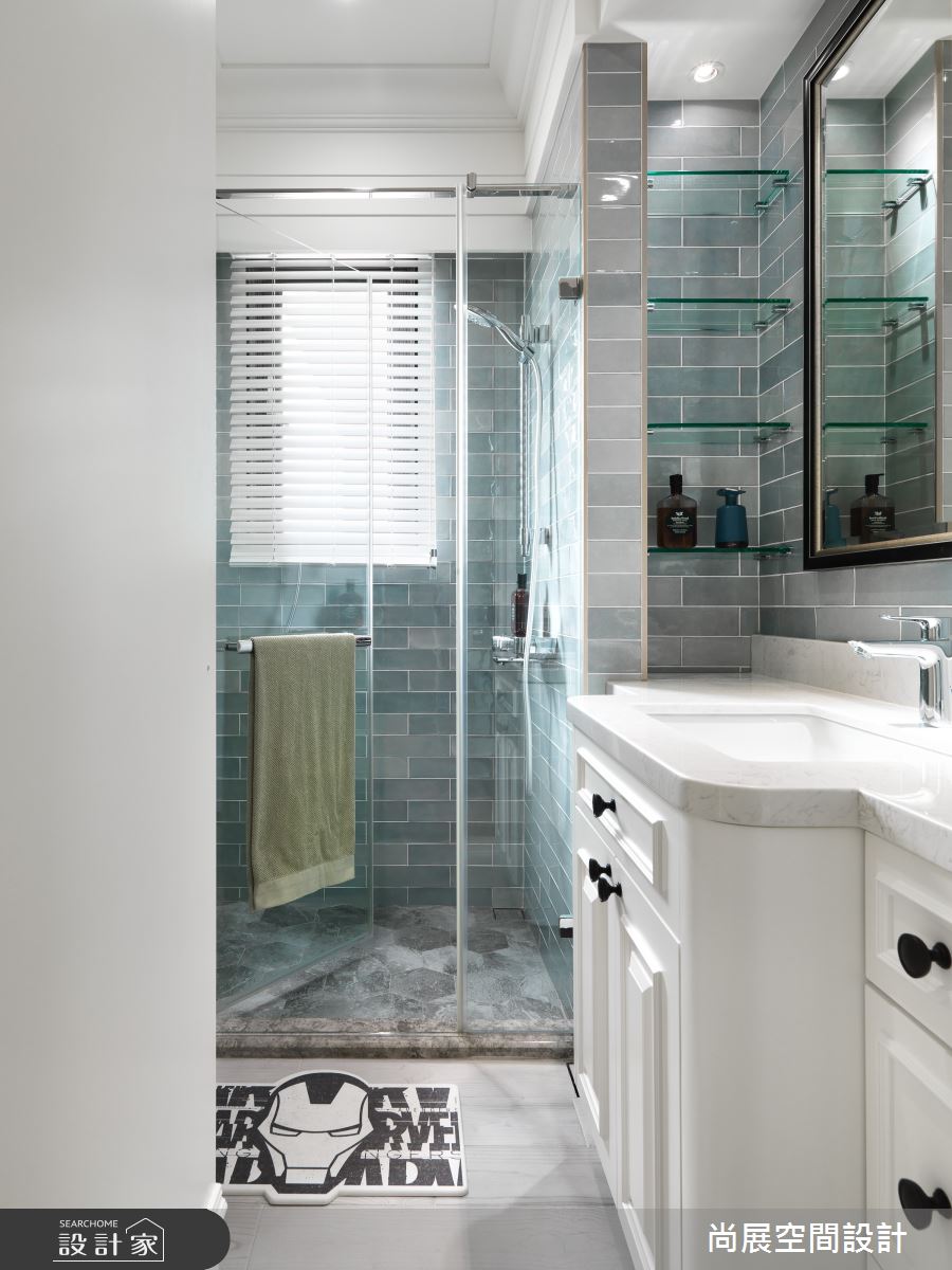 135坪新成屋(5年以下)＿美式風浴室案例圖片＿尚展空間設計＿尚展_100之26