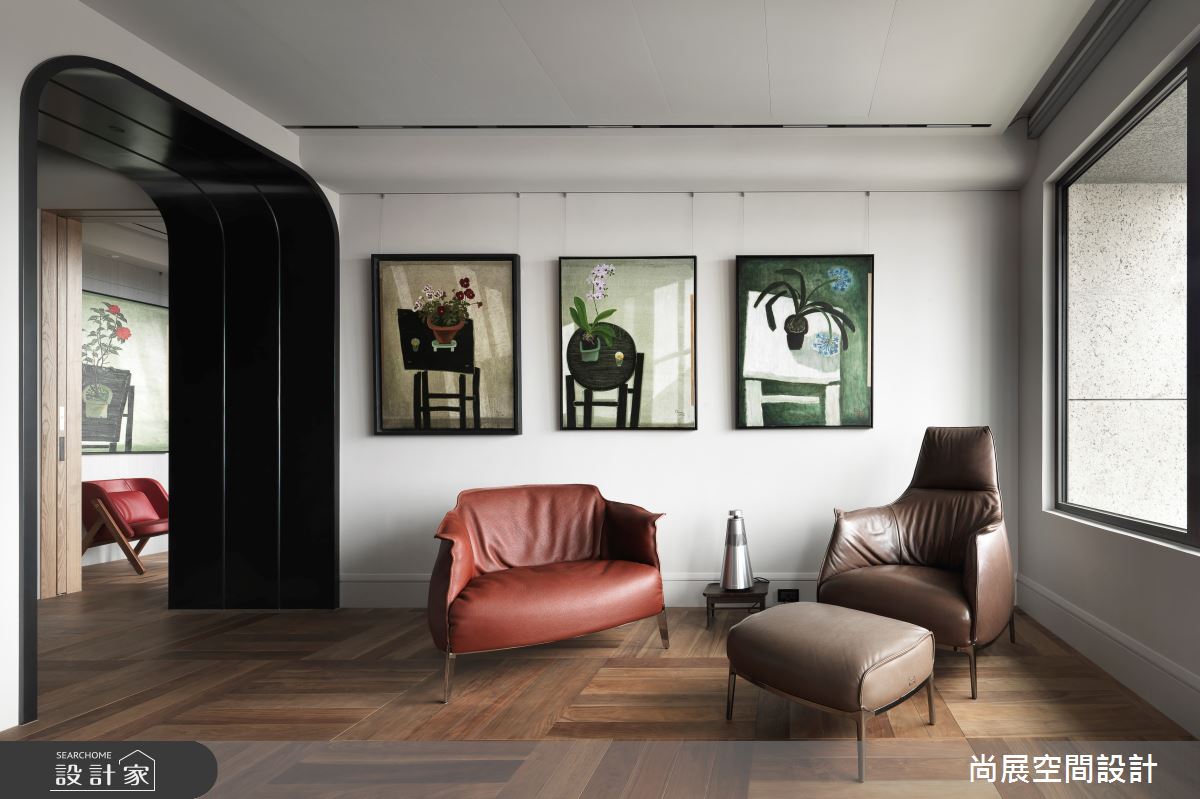 135坪新成屋(5年以下)＿美式風客廳案例圖片＿尚展空間設計＿尚展_101之24