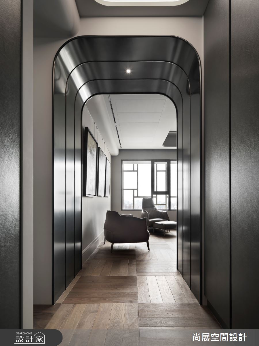 135坪新成屋(5年以下)＿美式風走廊案例圖片＿尚展空間設計＿尚展_101之13