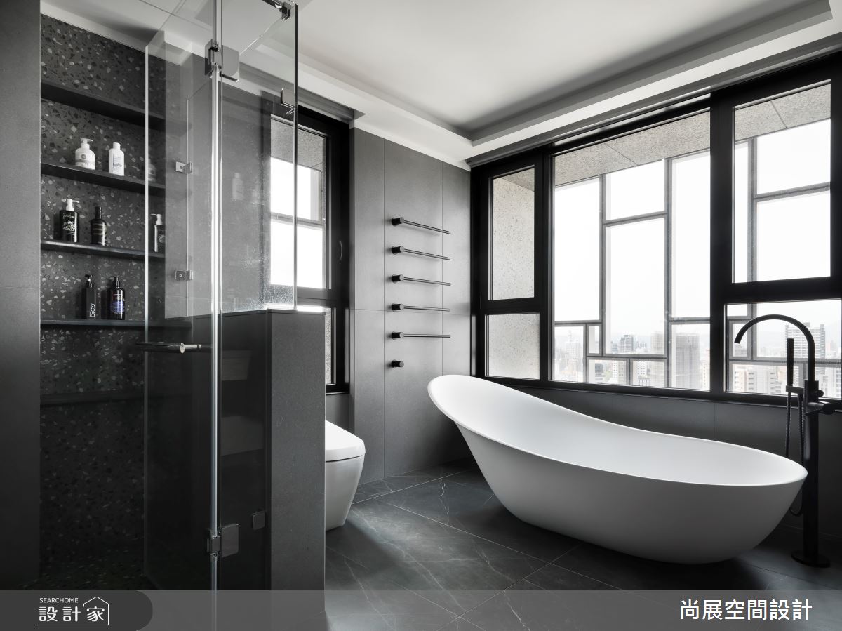 135坪新成屋(5年以下)＿美式風浴室案例圖片＿尚展空間設計＿尚展_101之17