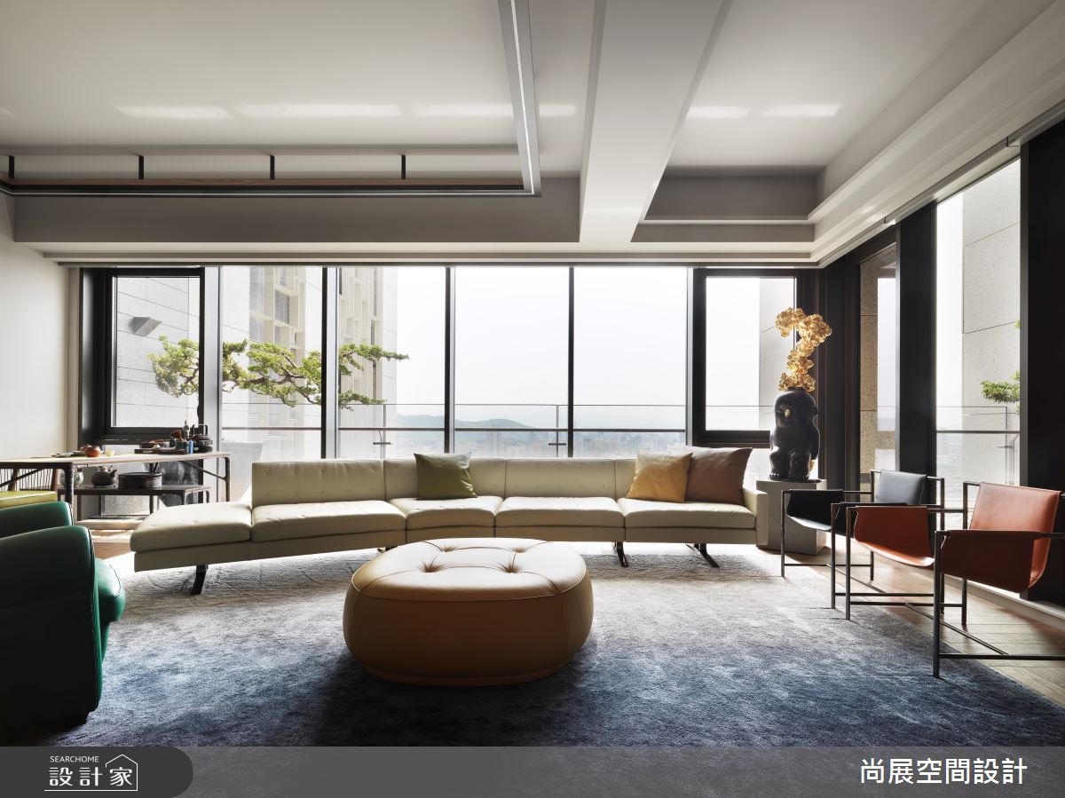 135坪新成屋(5年以下)＿美式風客廳案例圖片＿尚展空間設計＿尚展_101之5