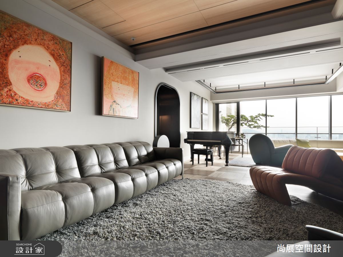 135坪新成屋(5年以下)＿美式風客廳案例圖片＿尚展空間設計＿尚展_101之8