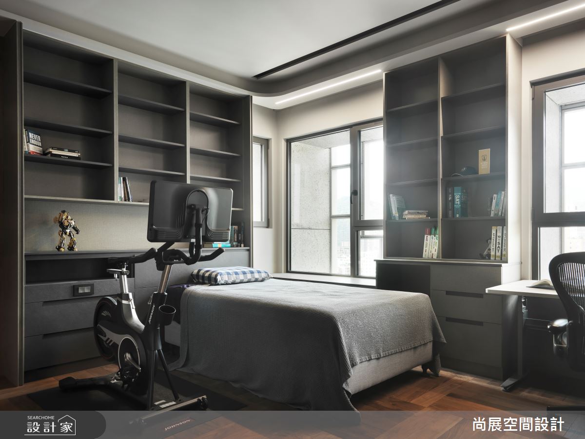 135坪新成屋(5年以下)＿美式風臥室案例圖片＿尚展空間設計＿尚展_101之20