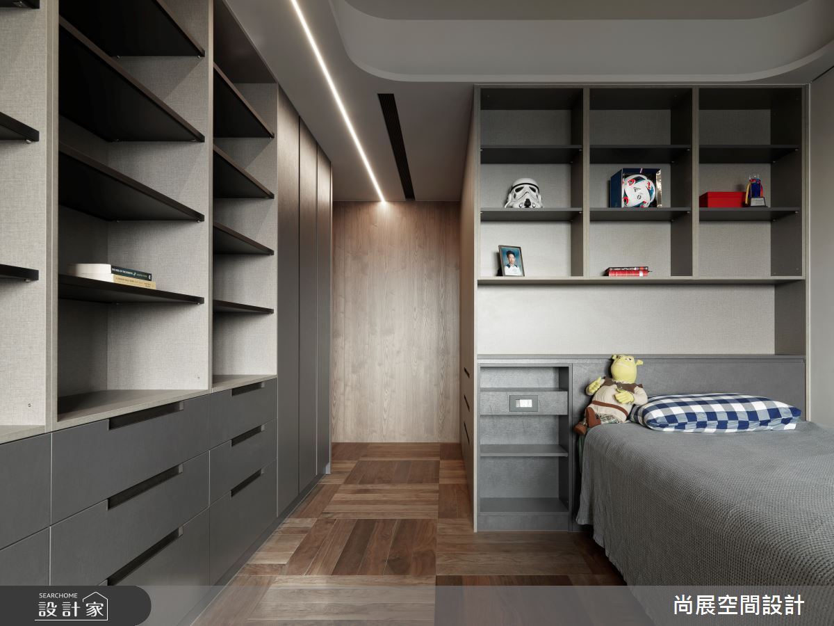 135坪新成屋(5年以下)＿美式風臥室案例圖片＿尚展空間設計＿尚展_101之21