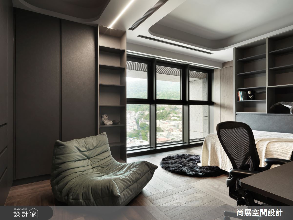 135坪新成屋(5年以下)＿美式風臥室案例圖片＿尚展空間設計＿尚展_101之23