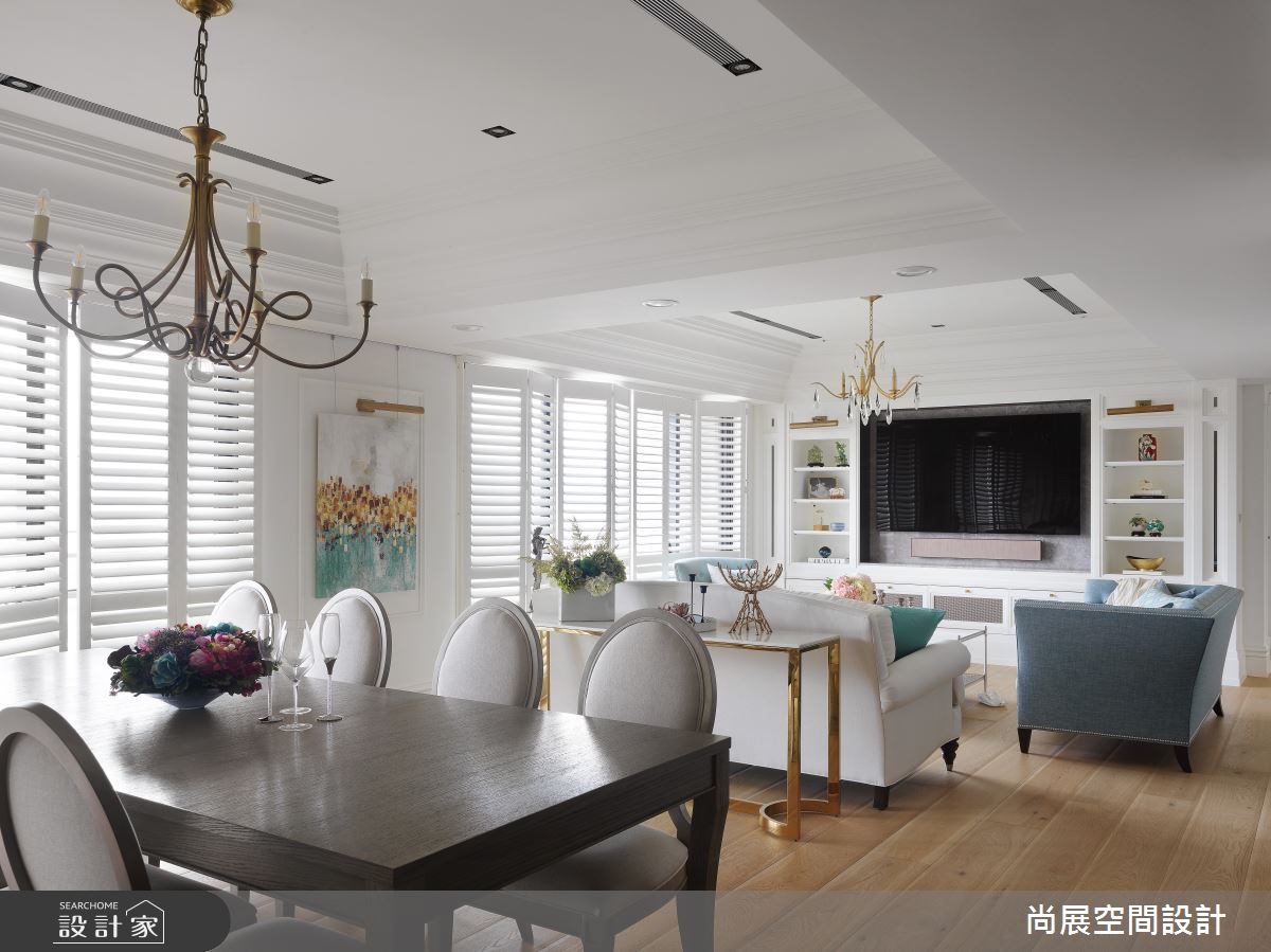 200坪新成屋(5年以下)＿混搭風客廳餐廳案例圖片＿尚展空間設計＿尚展_102之5