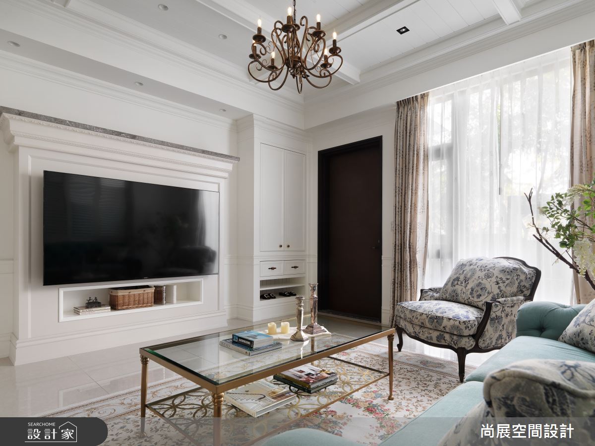 200坪新成屋(5年以下)＿美式風客廳案例圖片＿尚展空間設計＿尚展_103之2