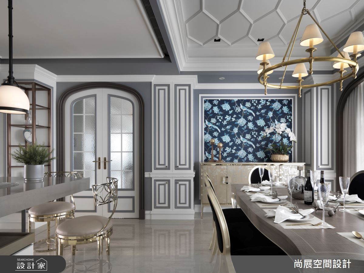 70坪新成屋(5年以下)＿美式風餐廳吧檯案例圖片＿尚展空間設計＿尚展_104之10