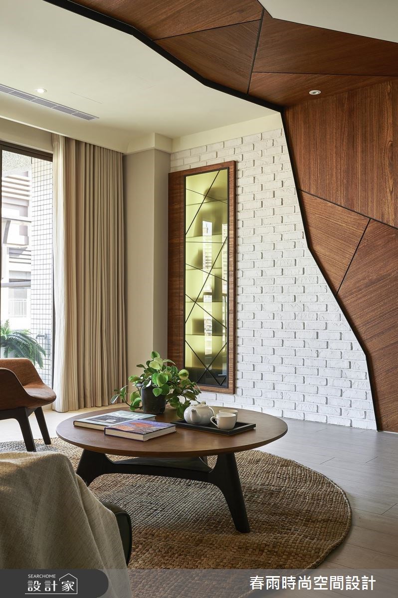 36坪新成屋(5年以下)＿休閒風客廳案例圖片＿春雨設計＿春雨_01 桃園合雄君璽之6