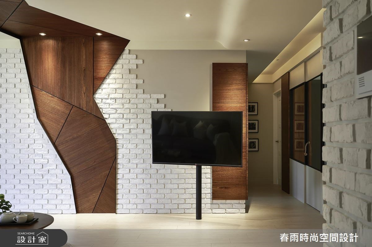 36坪新成屋(5年以下)＿休閒風客廳案例圖片＿春雨設計＿春雨_01 桃園合雄君璽之17
