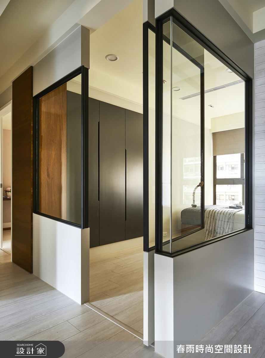 36坪新成屋(5年以下)＿休閒風走廊案例圖片＿春雨設計＿春雨_01 桃園合雄君璽之18