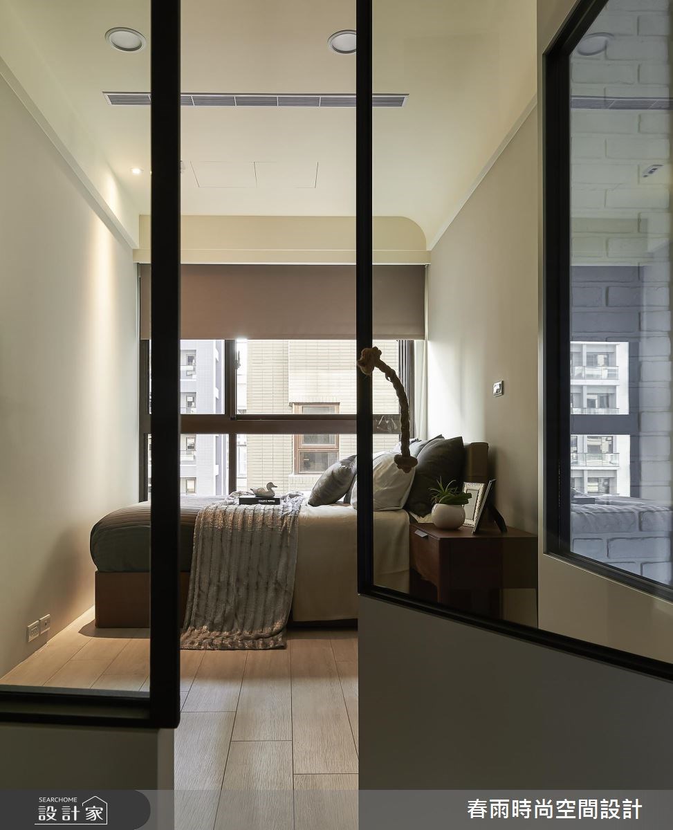 36坪新成屋(5年以下)＿休閒風臥室案例圖片＿春雨設計＿春雨_01 桃園合雄君璽之19