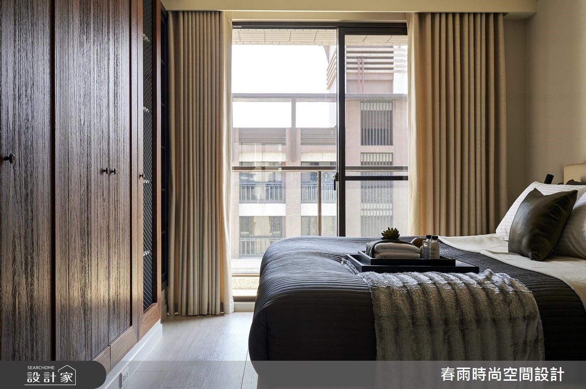 36坪新成屋(5年以下)＿休閒風臥室案例圖片＿春雨設計＿春雨_01 桃園合雄君璽之23