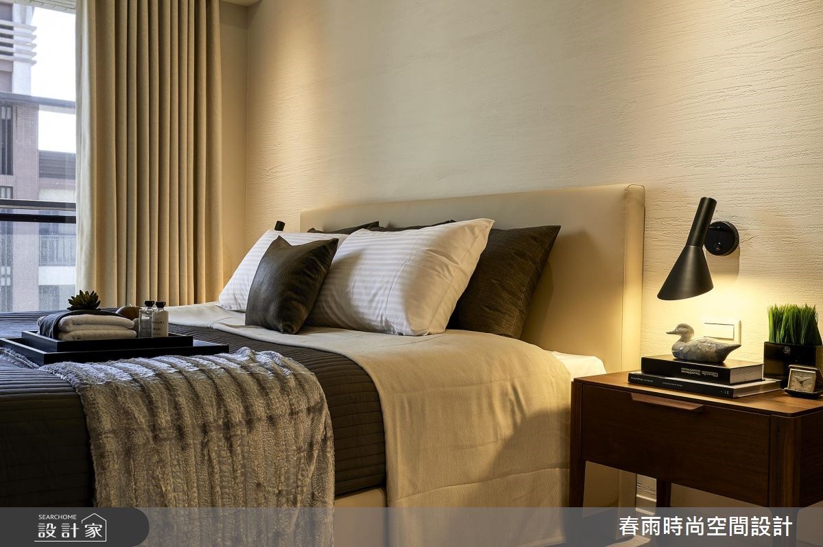 36坪新成屋(5年以下)＿休閒風臥室案例圖片＿春雨設計＿春雨_01 桃園合雄君璽之24