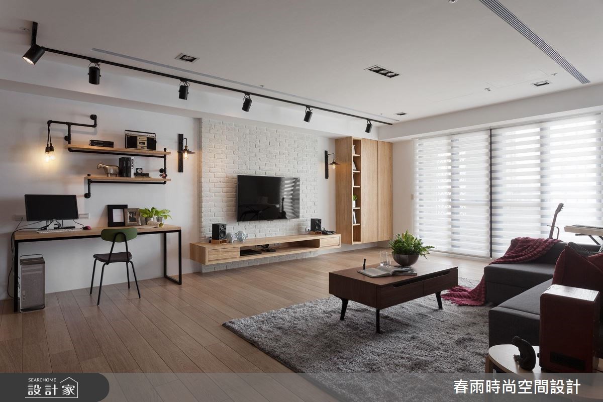 60坪＿北歐風客廳案例圖片＿春雨設計＿春雨_02 台中創世紀之7