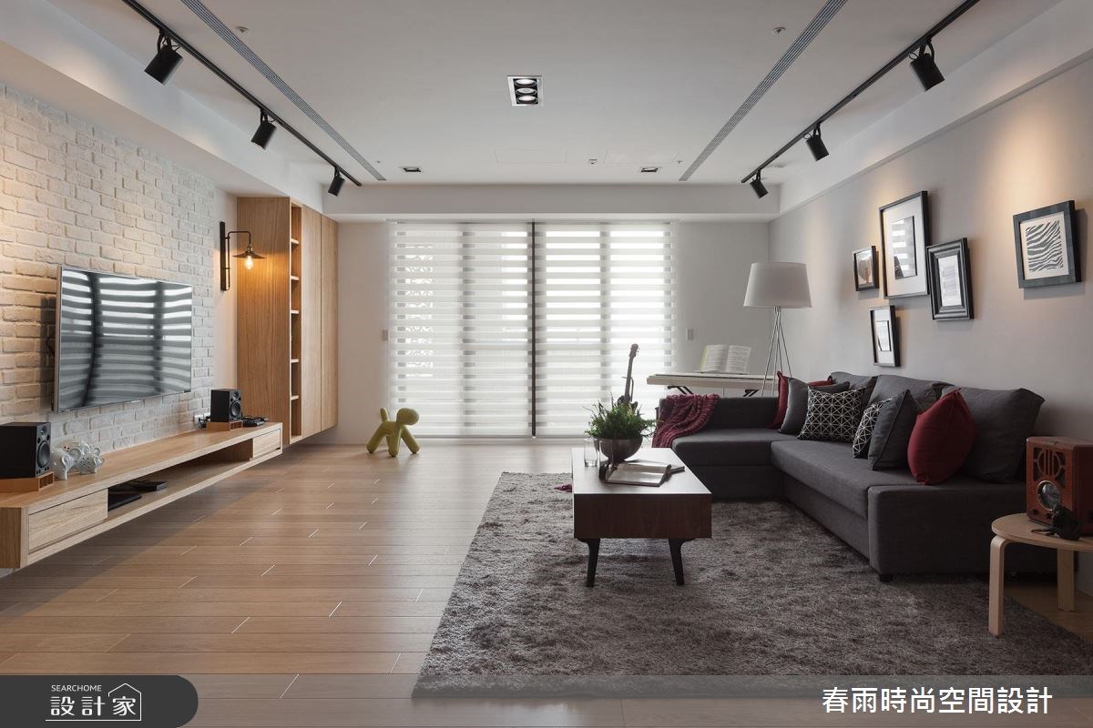 60坪＿北歐風客廳案例圖片＿春雨設計＿春雨_02 台中創世紀之4428