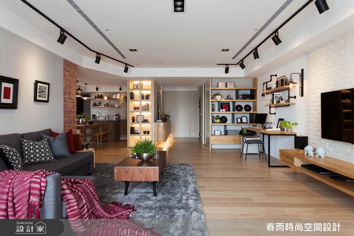 60坪＿北歐風客廳餐廳案例圖片＿春雨設計＿春雨_02 台中創世紀之10