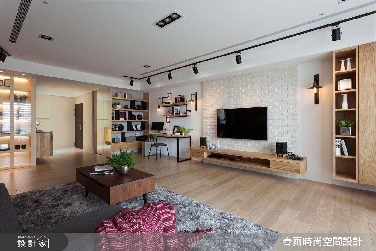 60坪＿北歐風客廳案例圖片＿春雨設計＿春雨_02 台中創世紀之9