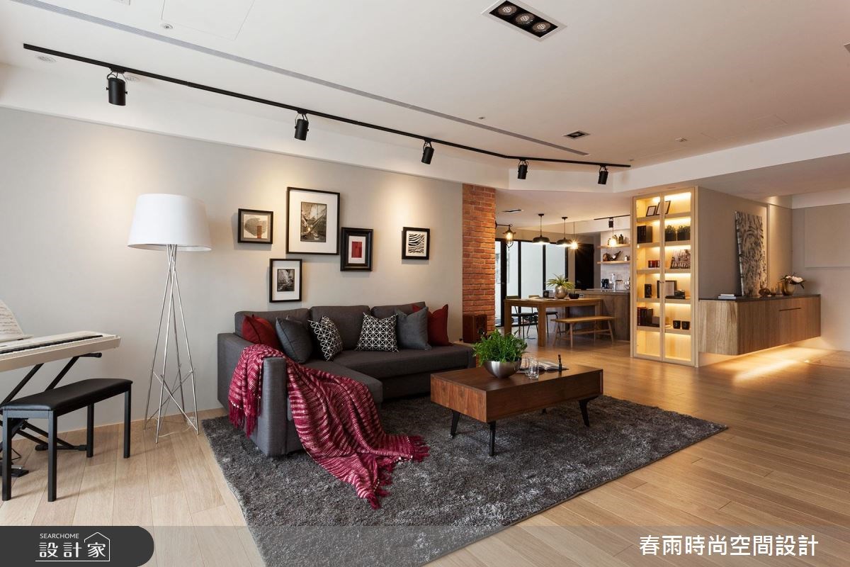 60坪＿北歐風客廳餐廳案例圖片＿春雨設計＿春雨_02 台中創世紀之11