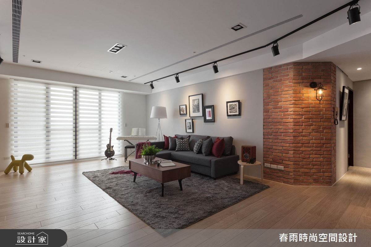 60坪＿北歐風客廳案例圖片＿春雨設計＿春雨_02 台中創世紀之4431