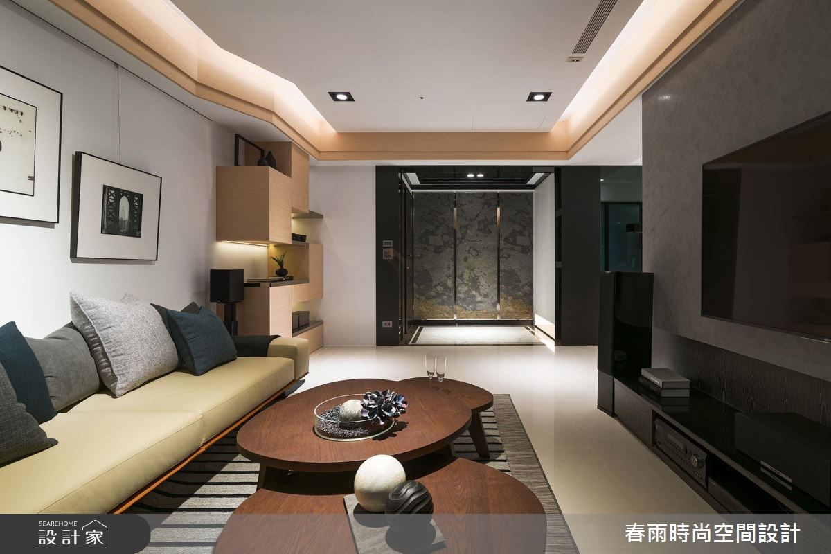 38坪新成屋(5年以下)＿現代風客廳案例圖片＿春雨設計＿春雨_03 台泰雙璽之5
