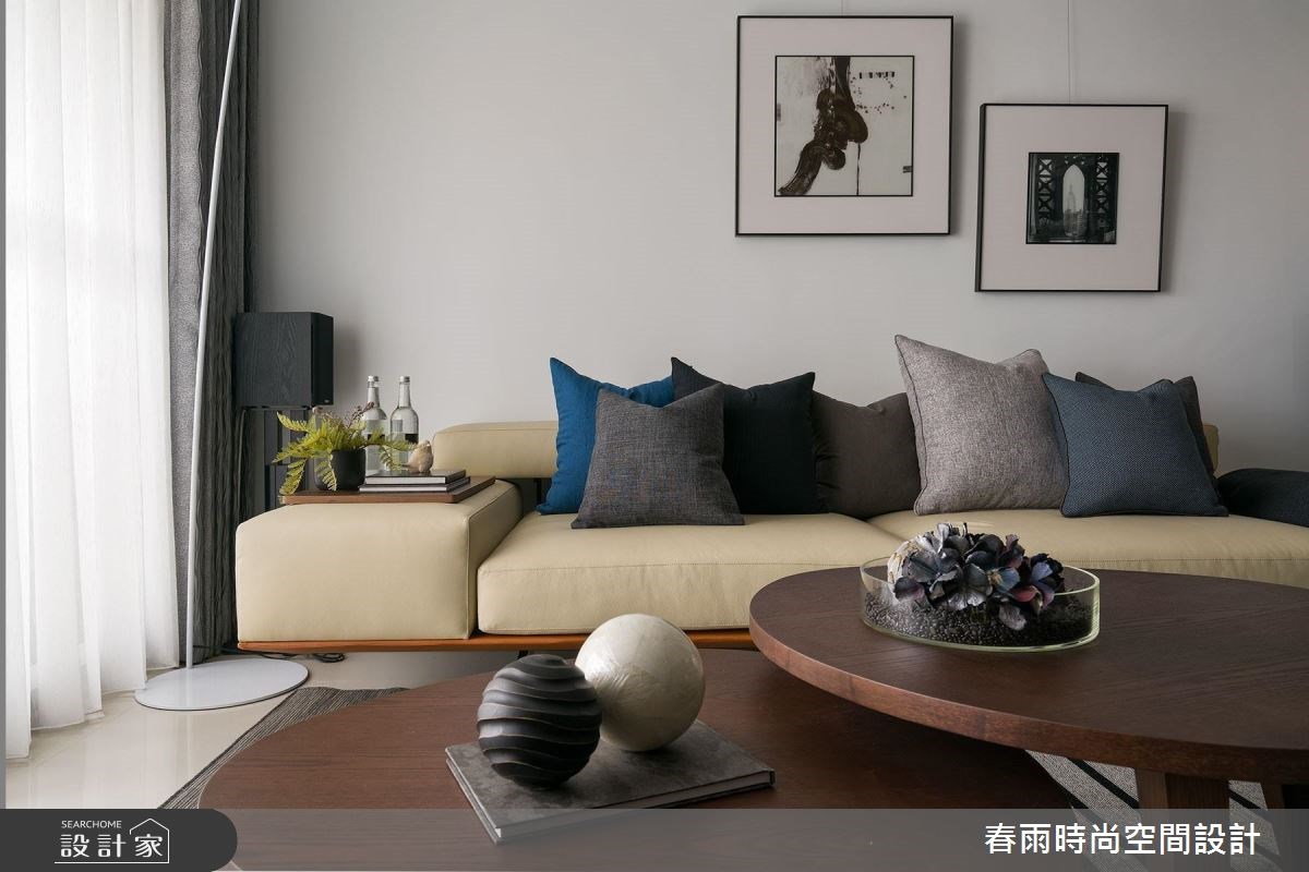 38坪新成屋(5年以下)＿現代風客廳案例圖片＿春雨設計＿春雨_03 台泰雙璽之8