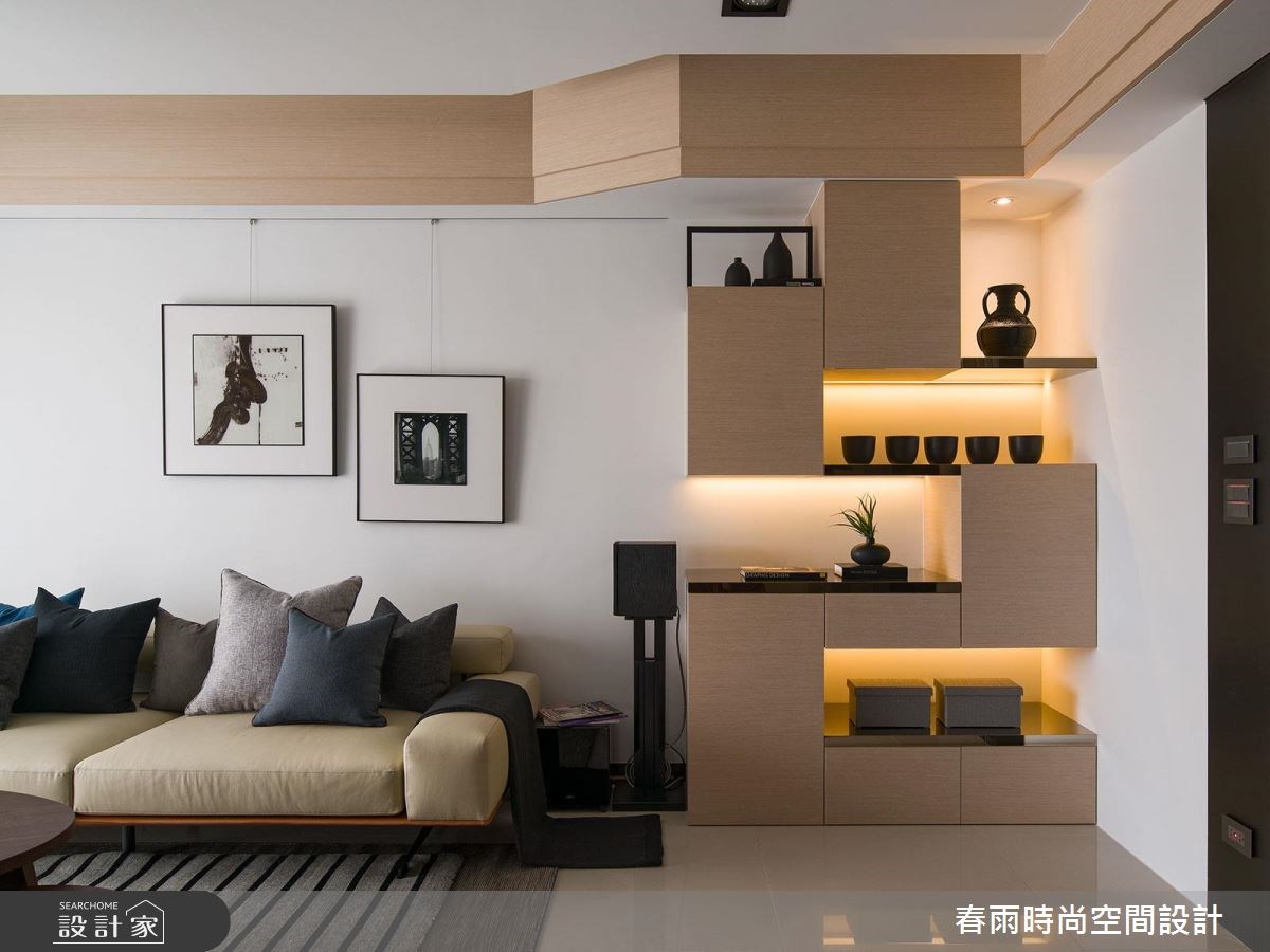 38坪新成屋(5年以下)＿現代風客廳案例圖片＿春雨設計＿春雨_03 台泰雙璽之9