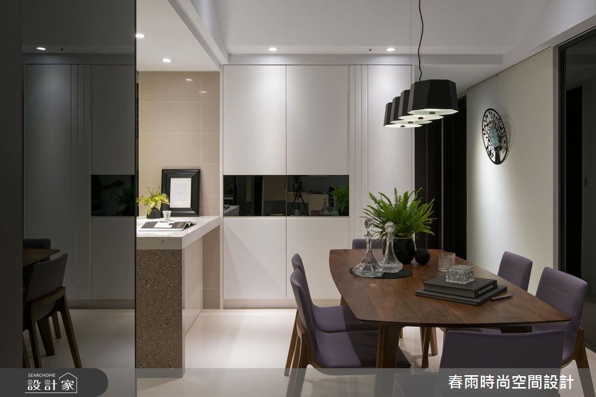 38坪新成屋(5年以下)＿現代風餐廳案例圖片＿春雨設計＿春雨_03 台泰雙璽之14