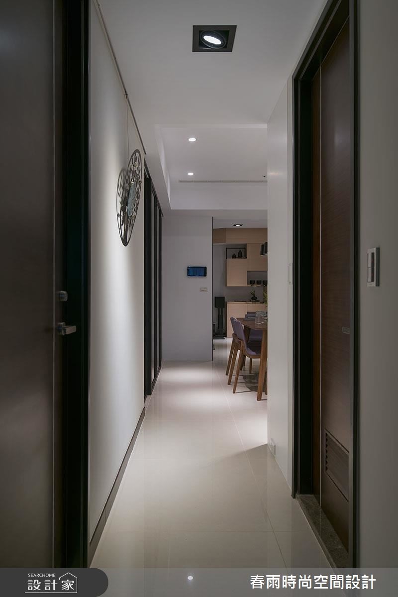 38坪新成屋(5年以下)＿現代風走廊案例圖片＿春雨設計＿春雨_03 台泰雙璽之28