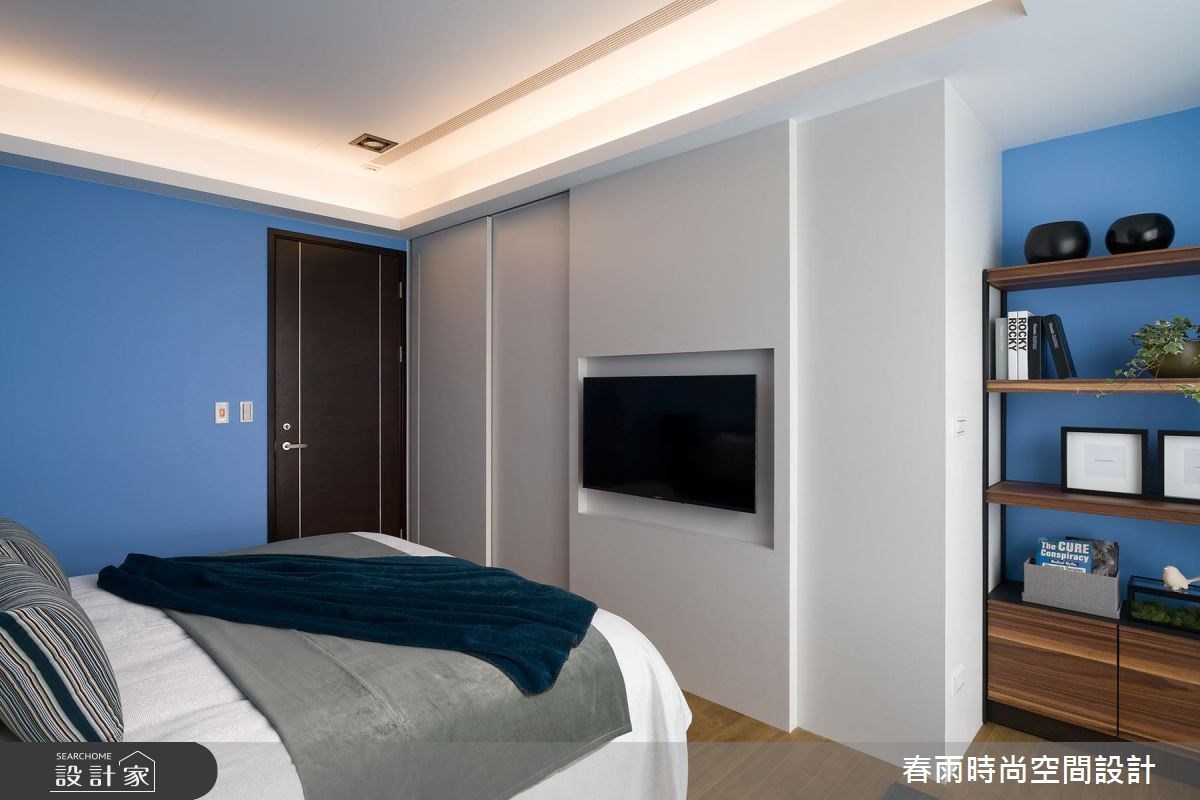 38坪新成屋(5年以下)＿現代風臥室案例圖片＿春雨設計＿春雨_03 台泰雙璽之29