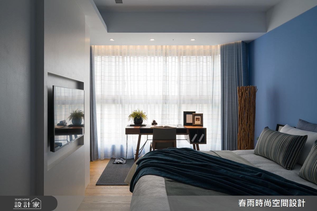 38坪新成屋(5年以下)＿現代風臥室案例圖片＿春雨設計＿春雨_03 台泰雙璽之32