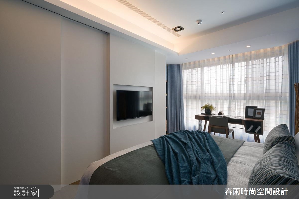38坪新成屋(5年以下)＿現代風臥室案例圖片＿春雨設計＿春雨_03 台泰雙璽之33