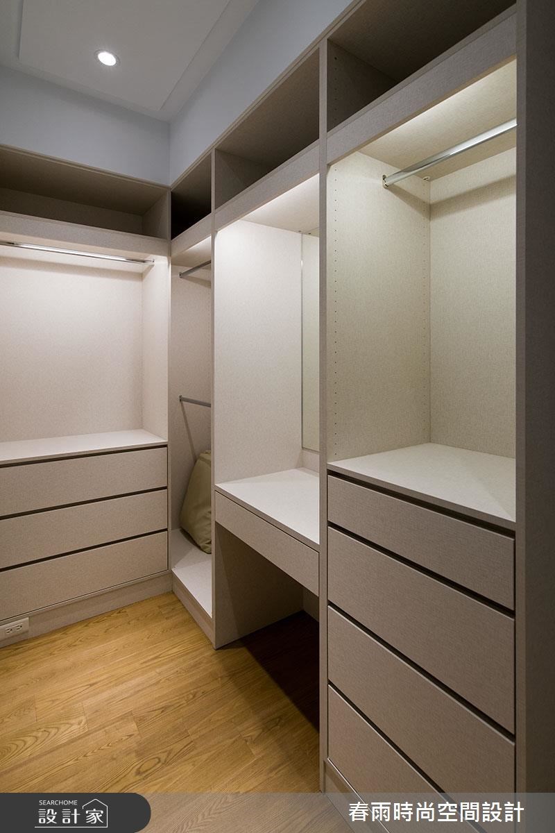 38坪新成屋(5年以下)＿現代風更衣間案例圖片＿春雨設計＿春雨_03 台泰雙璽之36