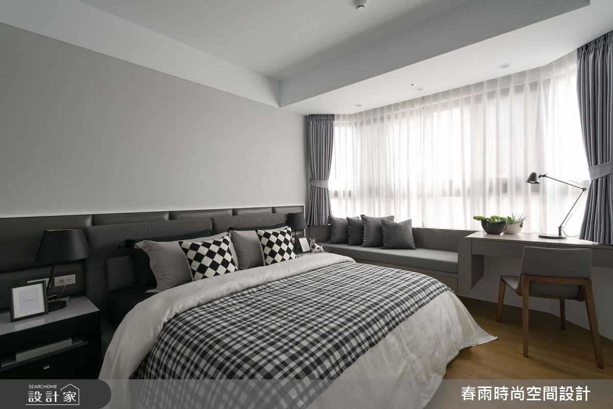 38坪新成屋(5年以下)＿現代風臥室案例圖片＿春雨設計＿春雨_03 台泰雙璽之39