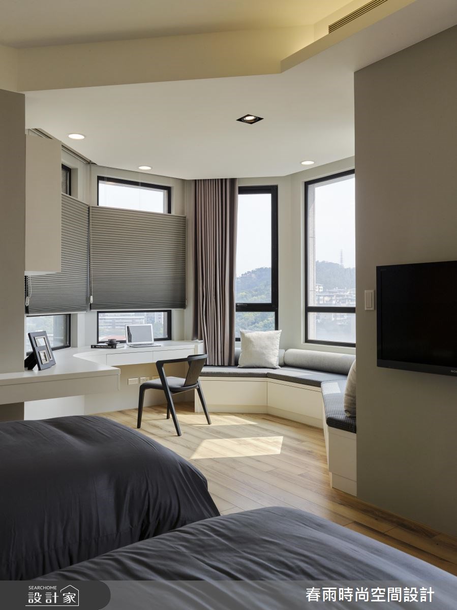 63坪新成屋(5年以下)＿現代風臥室案例圖片＿春雨設計＿春雨_04 基隆城上城1之33