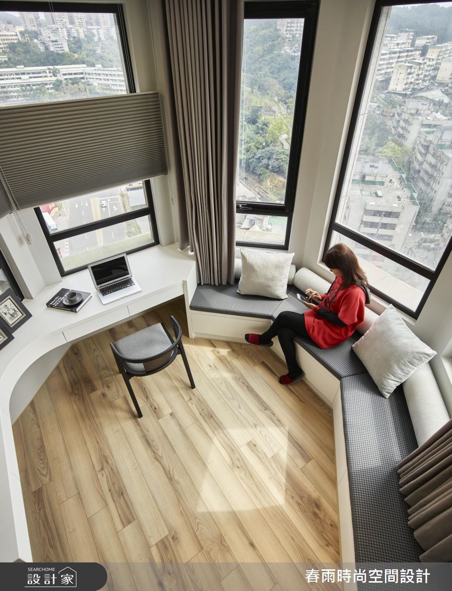63坪新成屋(5年以下)＿現代風臥室案例圖片＿春雨設計＿春雨_04 基隆城上城1之34