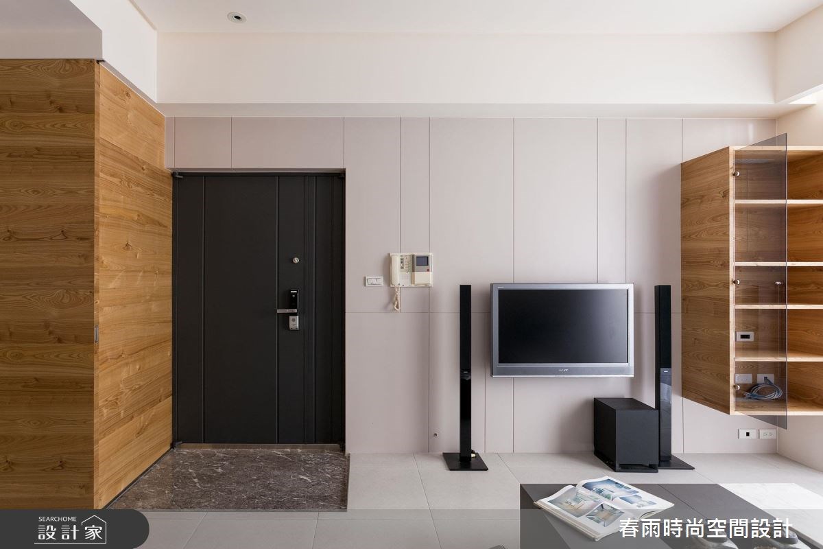 31坪老屋(16~30年)＿現代風玄關客廳案例圖片＿春雨設計＿春雨_05 松勤路之3