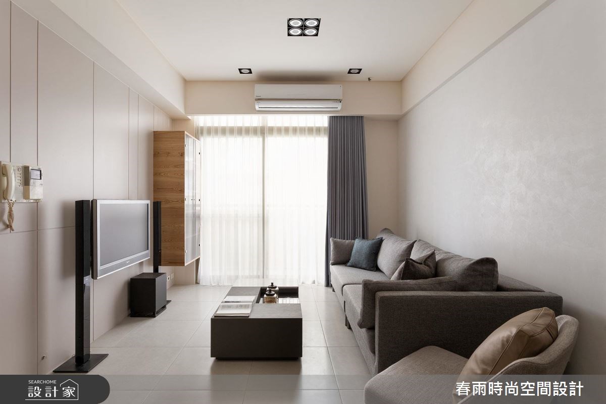 31坪老屋(16~30年)＿現代風客廳案例圖片＿春雨設計＿春雨_05 松勤路之5