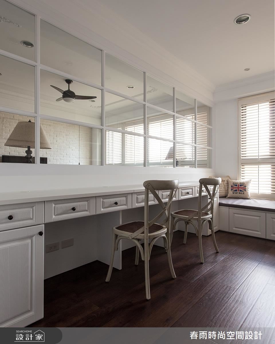 50坪新成屋(5年以下)＿美式風書房案例圖片＿春雨設計＿春雨_06 高雄帝景苑之14