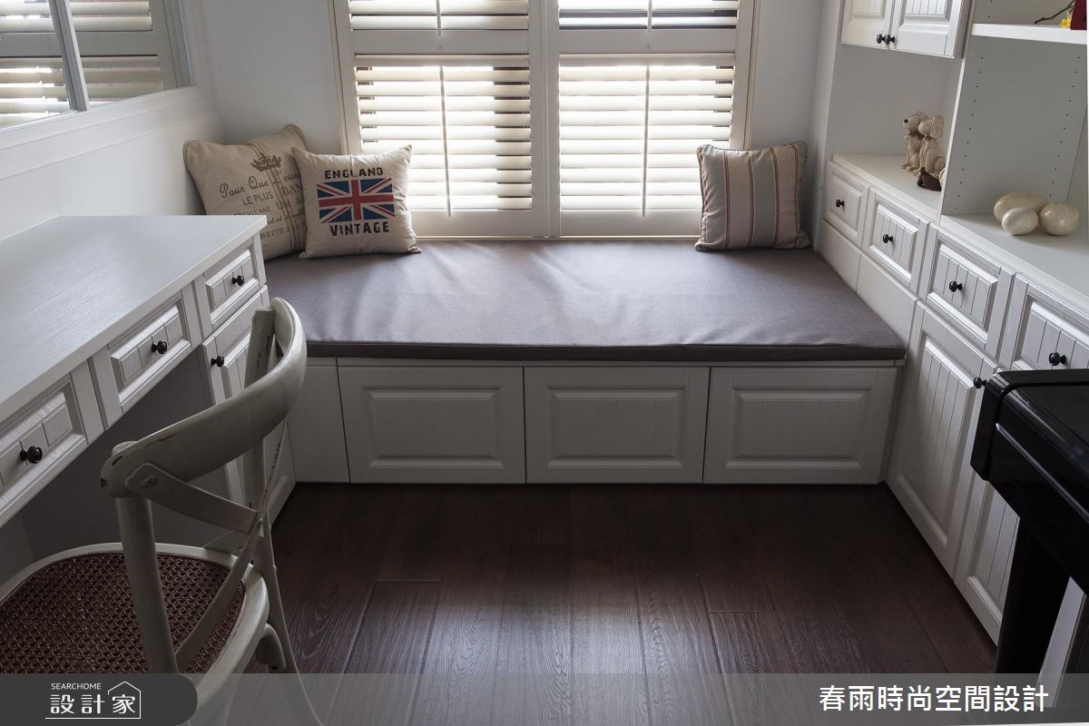 50坪新成屋(5年以下)＿美式風書房案例圖片＿春雨設計＿春雨_06 高雄帝景苑之15