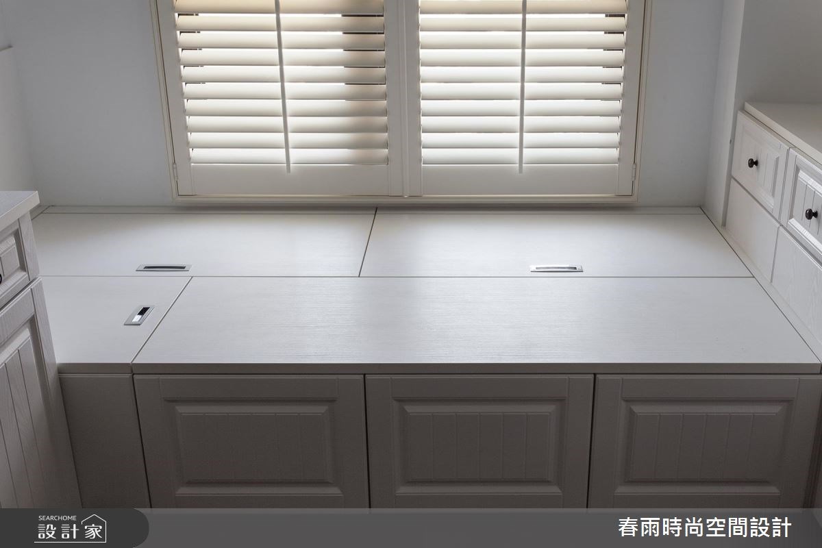 50坪新成屋(5年以下)＿美式風書房案例圖片＿春雨設計＿春雨_06 高雄帝景苑之16