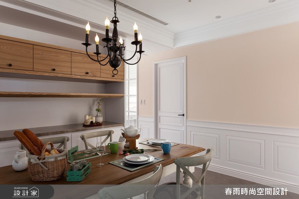 50坪新成屋(5年以下)＿美式風餐廳案例圖片＿春雨設計＿春雨_06 高雄帝景苑之19