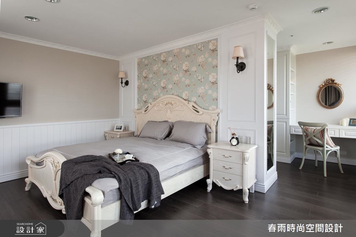 50坪新成屋(5年以下)＿美式風臥室案例圖片＿春雨設計＿春雨_06 高雄帝景苑之28
