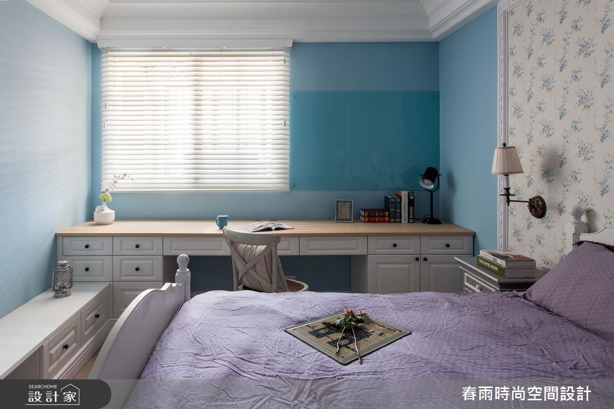 50坪新成屋(5年以下)＿美式風臥室案例圖片＿春雨設計＿春雨_06 高雄帝景苑之38