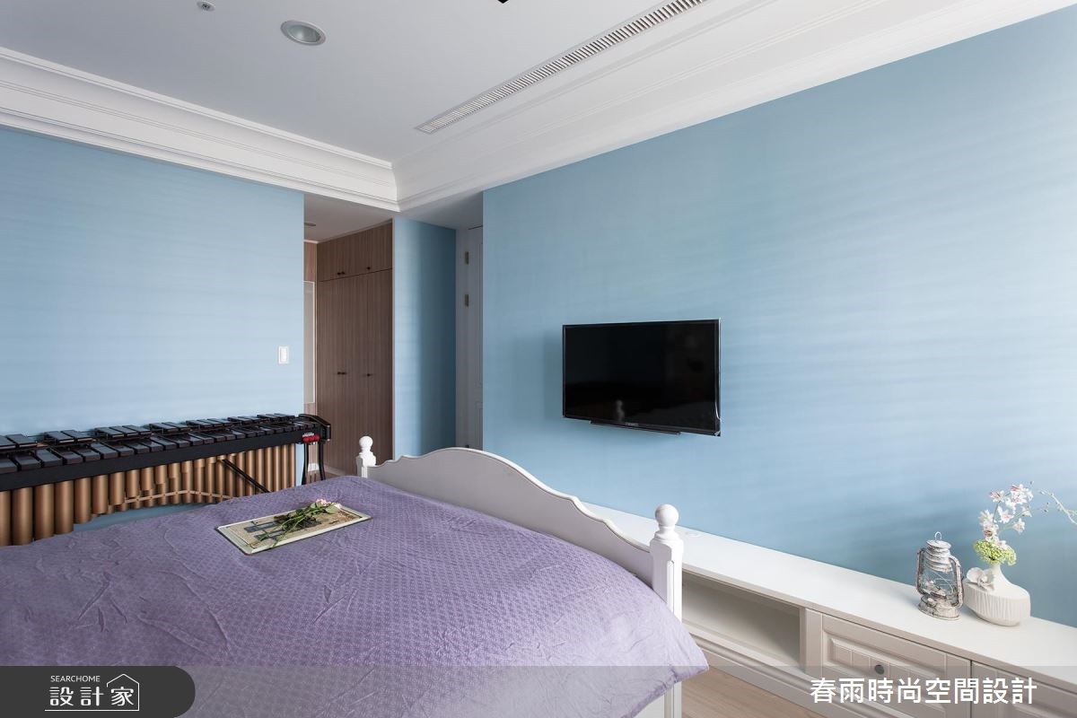 50坪新成屋(5年以下)＿美式風臥室案例圖片＿春雨設計＿春雨_06 高雄帝景苑之39