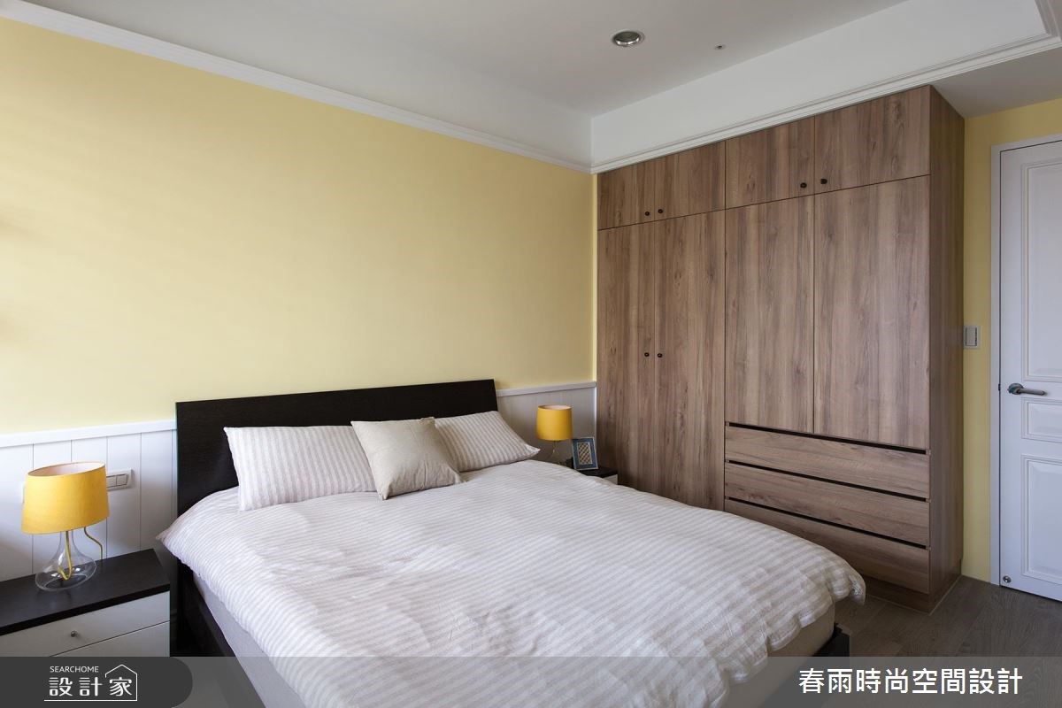 50坪新成屋(5年以下)＿美式風臥室案例圖片＿春雨設計＿春雨_06 高雄帝景苑之40