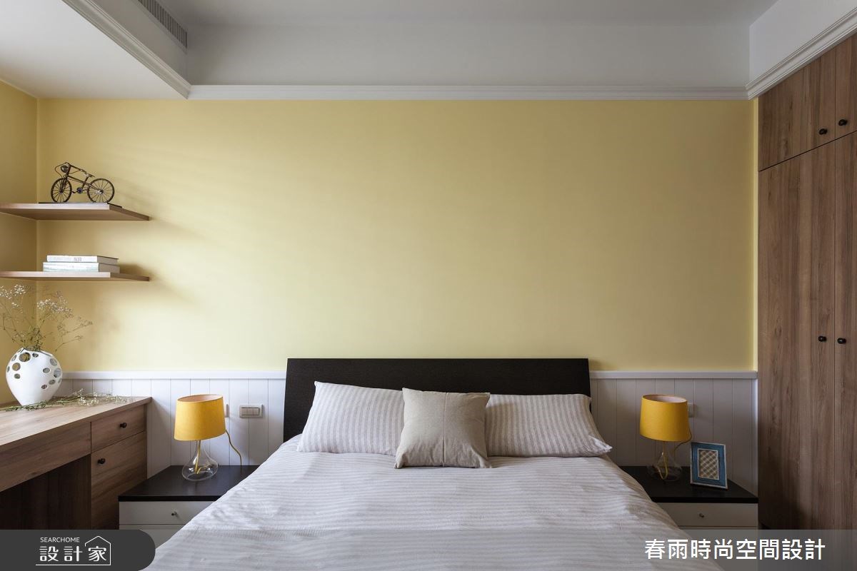 50坪新成屋(5年以下)＿美式風臥室案例圖片＿春雨設計＿春雨_06 高雄帝景苑之41